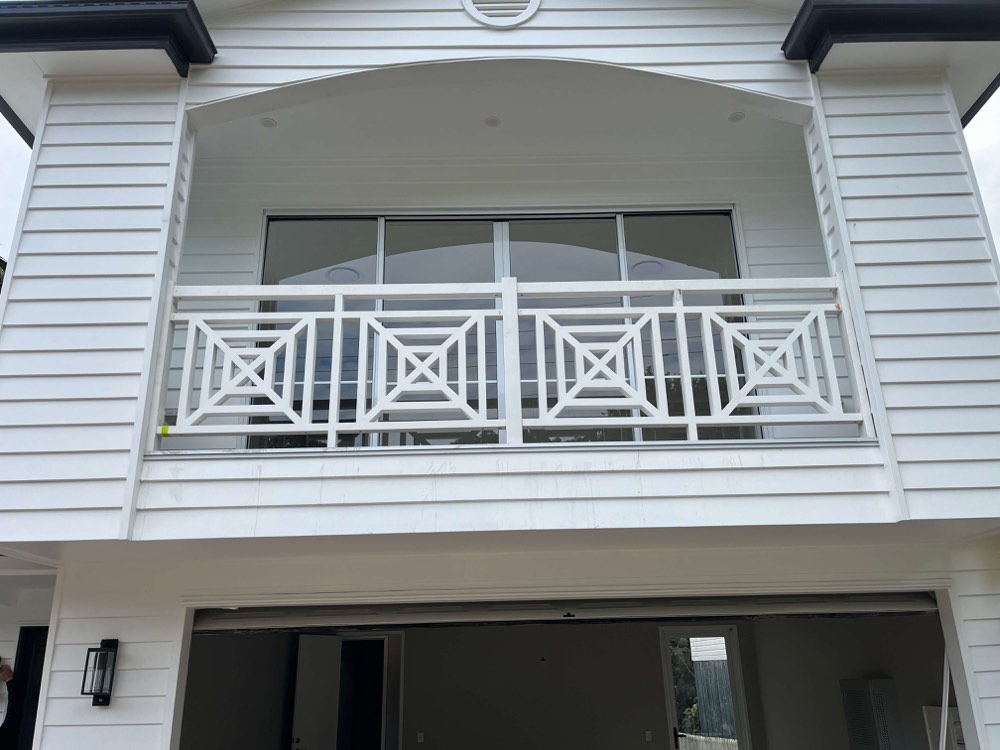 Renovated home facade